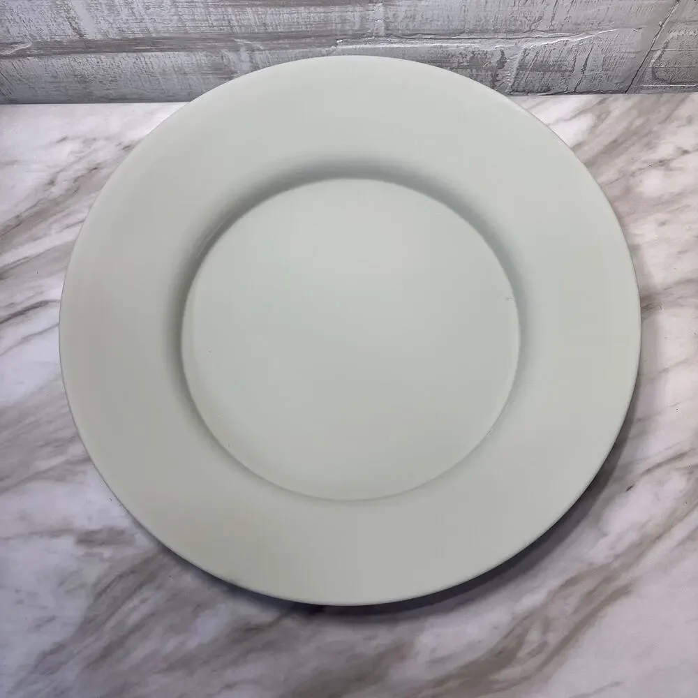 Light Gray Metal Decorative Bowl or Catchall Tray